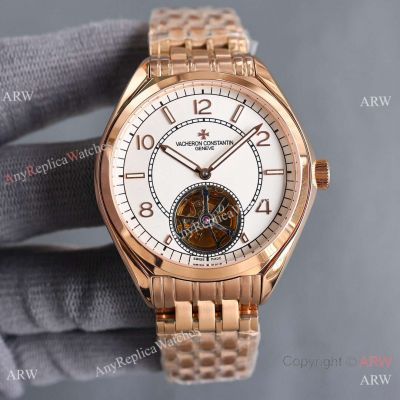 Best Quality Replica Vacheron Constantin Fiftysix Tourbillon Rose Gold Watches
